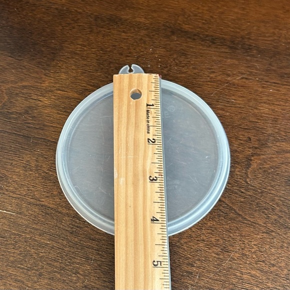 Vtg Tupperware Replacement A Tab Lid #215-48 Sheer Frost USA Tupper Seal - Picture 4 of 5